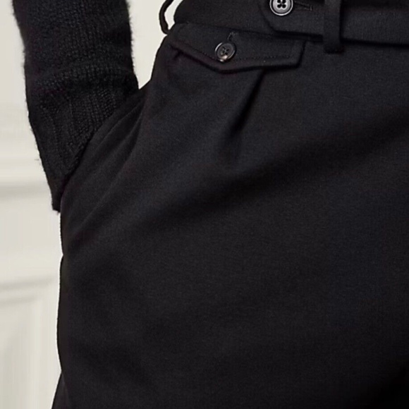 Ralph Lauren Purple Label Pleated Pants Black 34 US (Waist 32”) Made in Italy - Picture 3 of 16